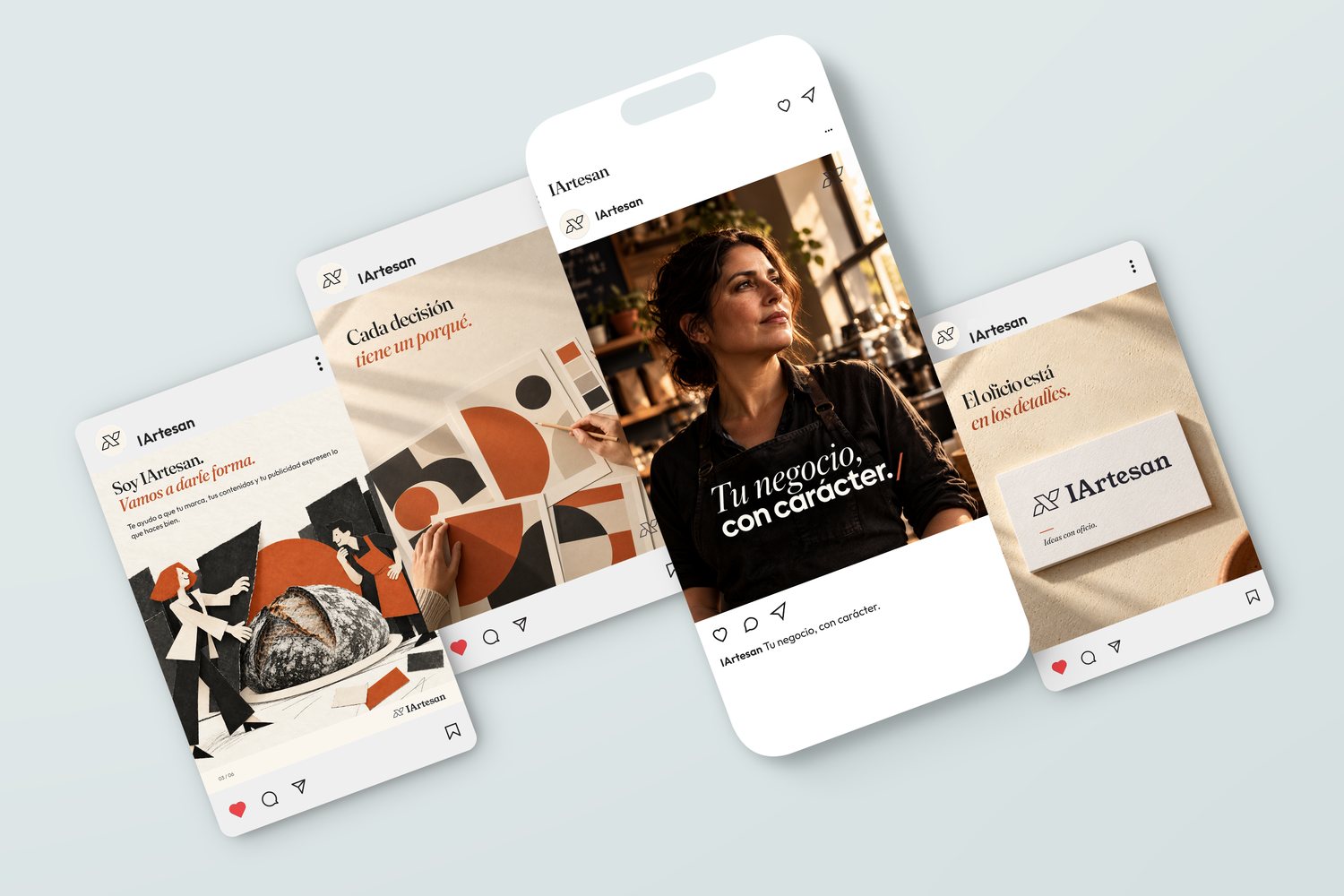 Publicaciones de IArtesan en Instagram